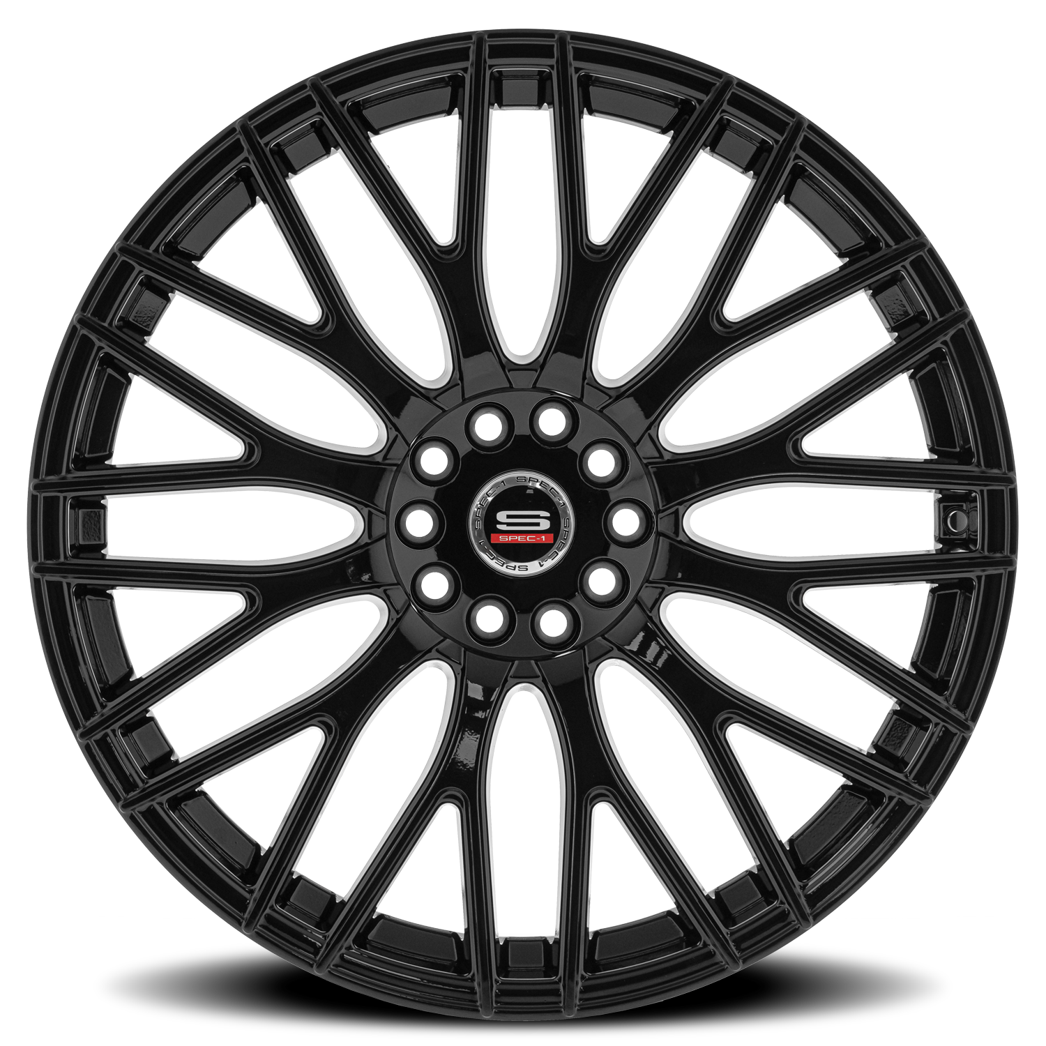 SPEC-1 SP-55 20X8.5 38 5X112/5X114.3 GLOSS BLACK