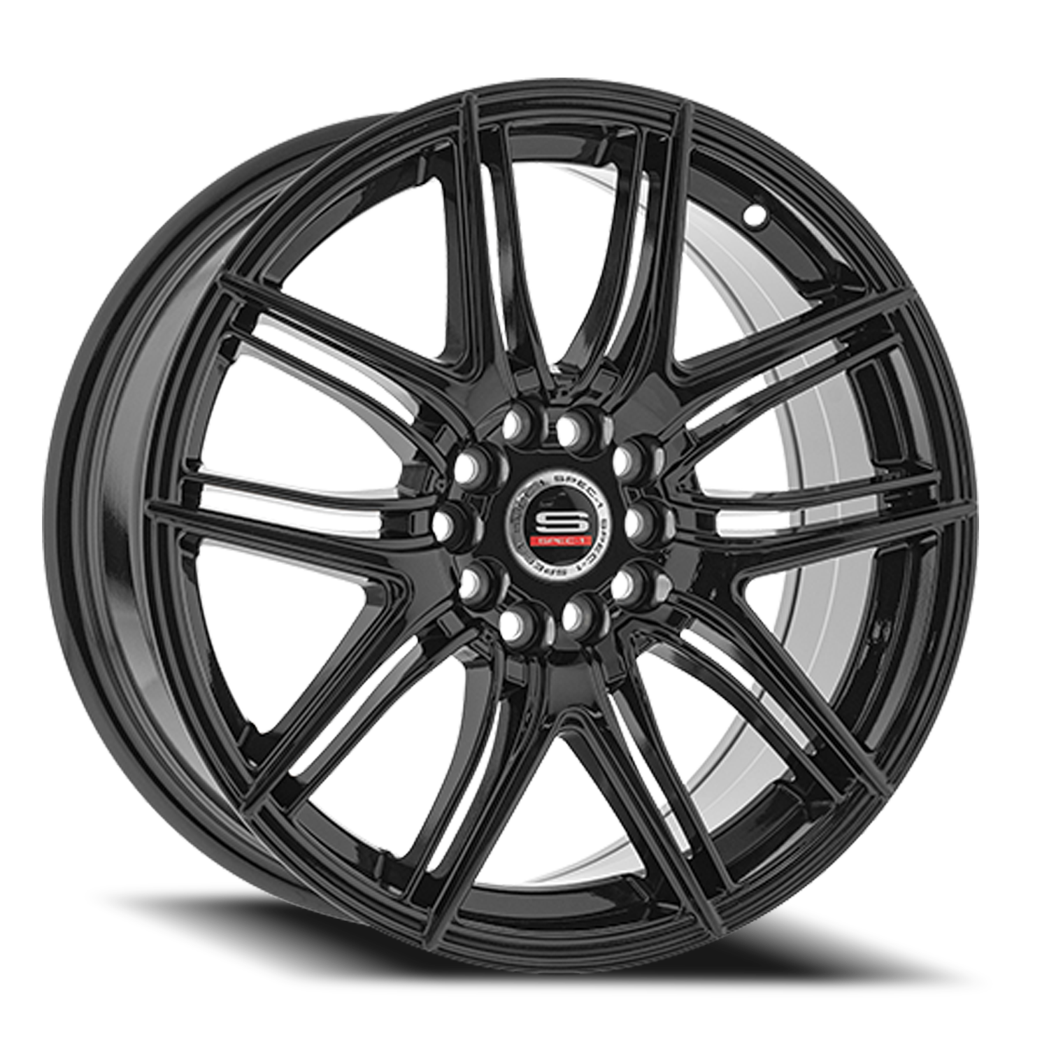 SPEC-1 SP-56 18X8 38 5X110/5X114.3 GLOSS BLACK