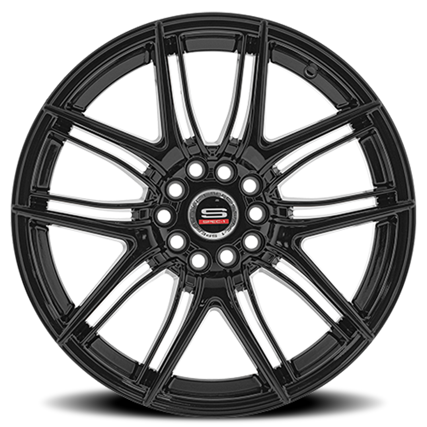 SPEC-1 SP-56 20X8.5 38 5X114.3/5X120 GLOSS BLACK