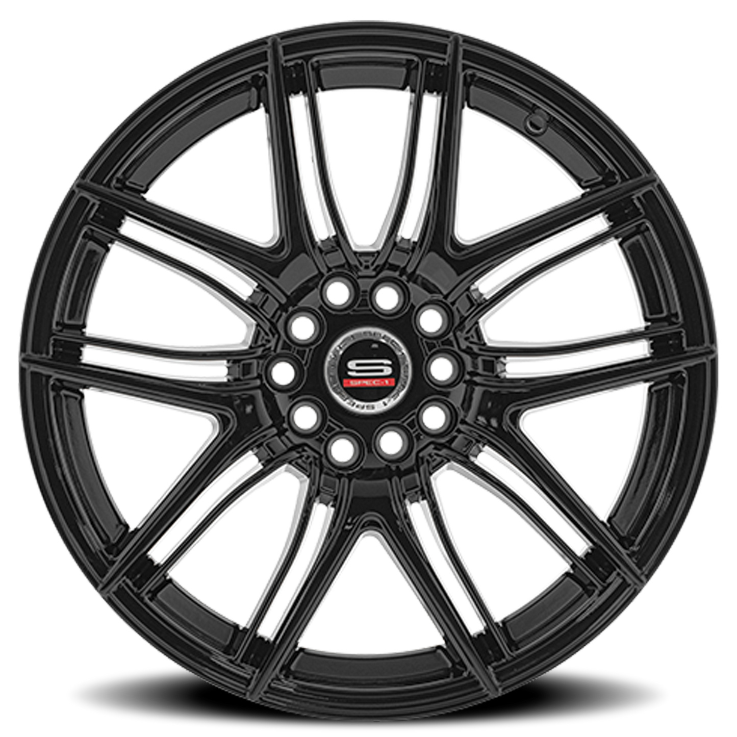 SPEC-1 SP-56 17X7.5 42 5X108/5X114.3 GLOSS BLACK