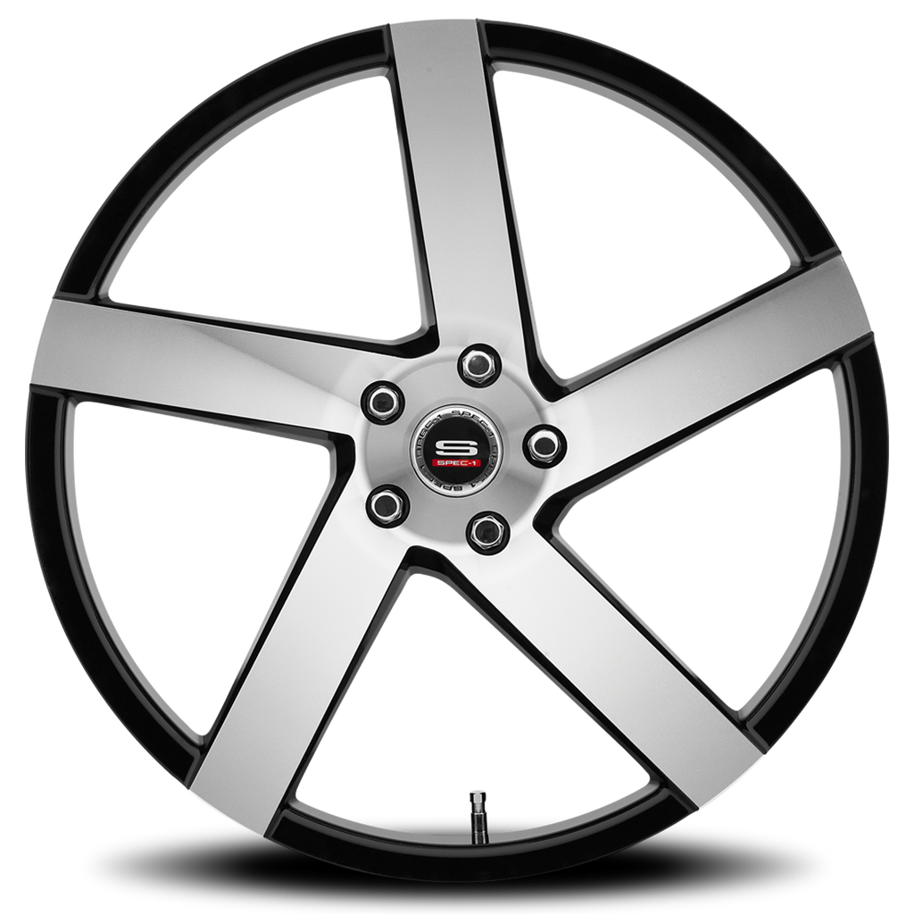 SPEC-1 SPM-80 22X10.5 20 BLANK 5X GLOSS BLACK & MACHINED