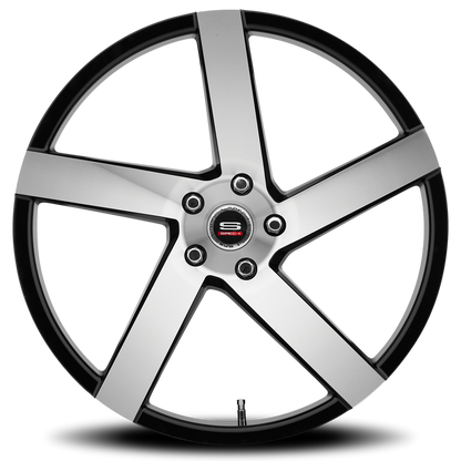SPEC-1 SPM-80 22X10.5 20 BLANK 5X GLOSS BLACK & MACHINED