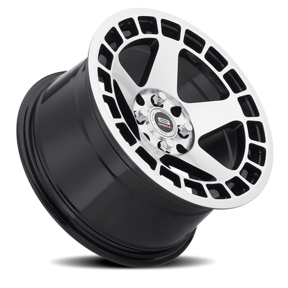 SPEC-1 SPT-901 15X8 20 4X100/4X114.3 GLOSS BLACK & MACHINED