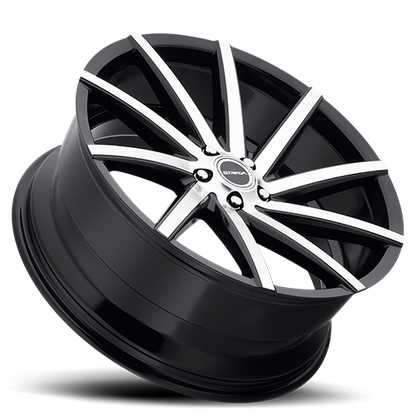 STRADA S41 SEGA 22X9 35MM 5X114.3 GLOSS BLACK MACHINED | S41251435GBM