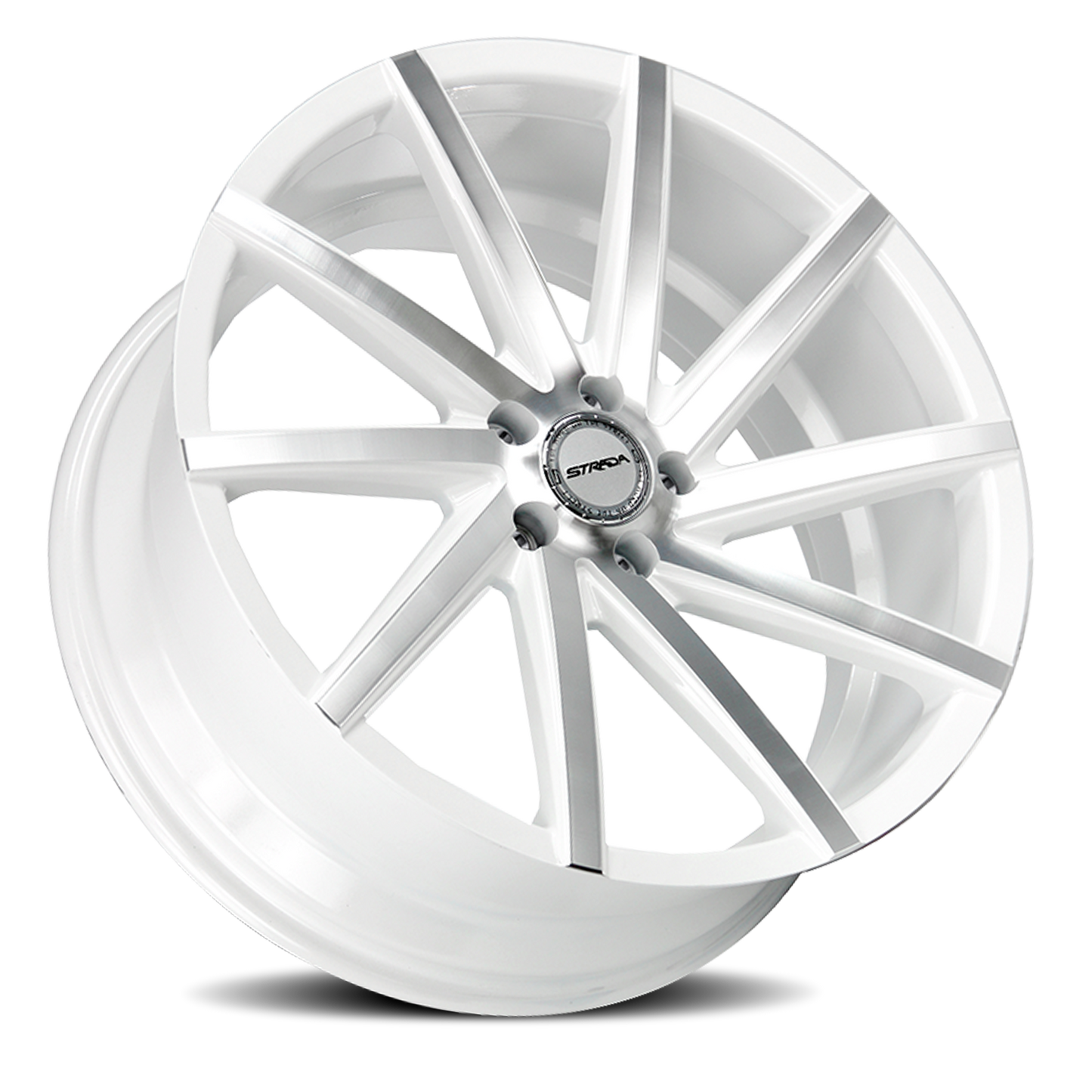STRADA S41 SEGA 22X9 15MM 5X115 WHITE MACHINED | S41251515WM