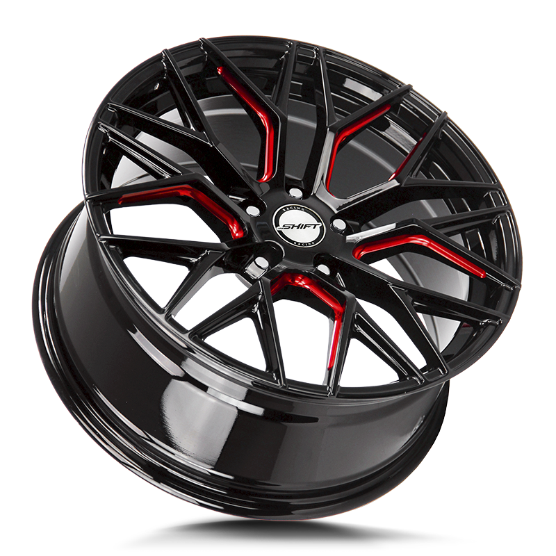 SHIFT H33 SPRING 20X8.5 35MM BLANK GLOSS BLACK CANDY RED MILLED | H33000035GBMLR