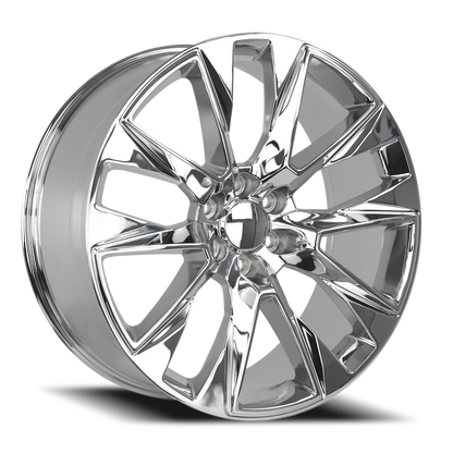 Strada Wheel Replicas Silverado R202 24x10 31 6x139.7 Chrome