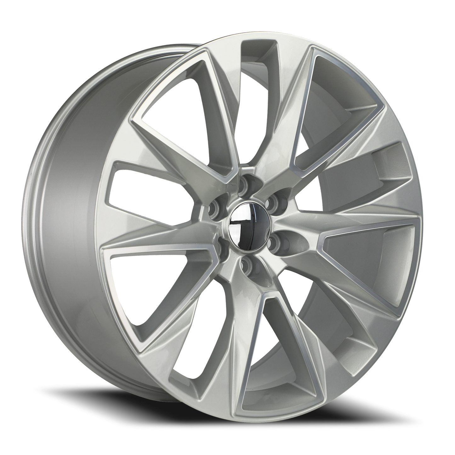 Strada Wheel Replicas Silverado R202 26x10 31 6x139.7 Machined Silver