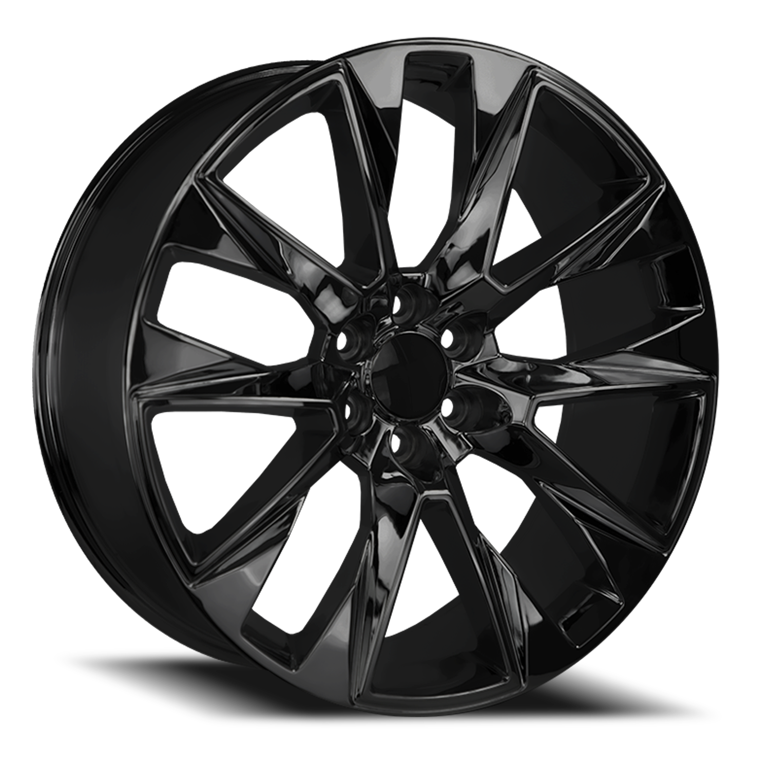 Strada Wheel Replicas Silverado R202 26x10 31 6x139.7 Gloss Black