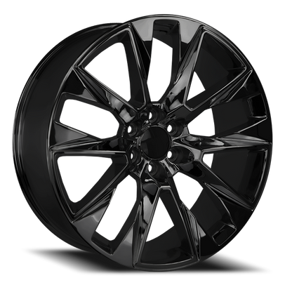 Strada Wheel Replicas Silverado R202 26x10 31 6x139.7 Gloss Black
