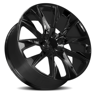 Strada Wheel Replicas Silverado R202 26x10 31 6x139.7 Gloss Black