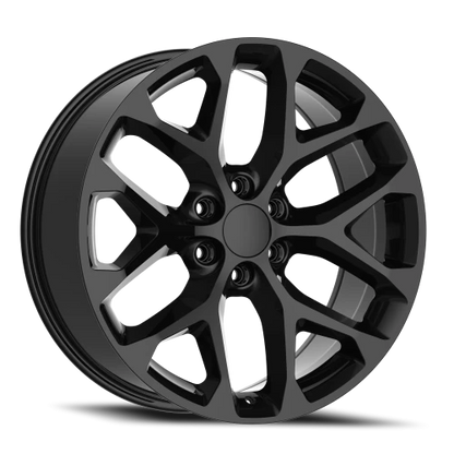 Replica Alloys Snowflake - 20x9 +27mm 6x139.7 Gloss Wheel | SFO290-6139-27GB