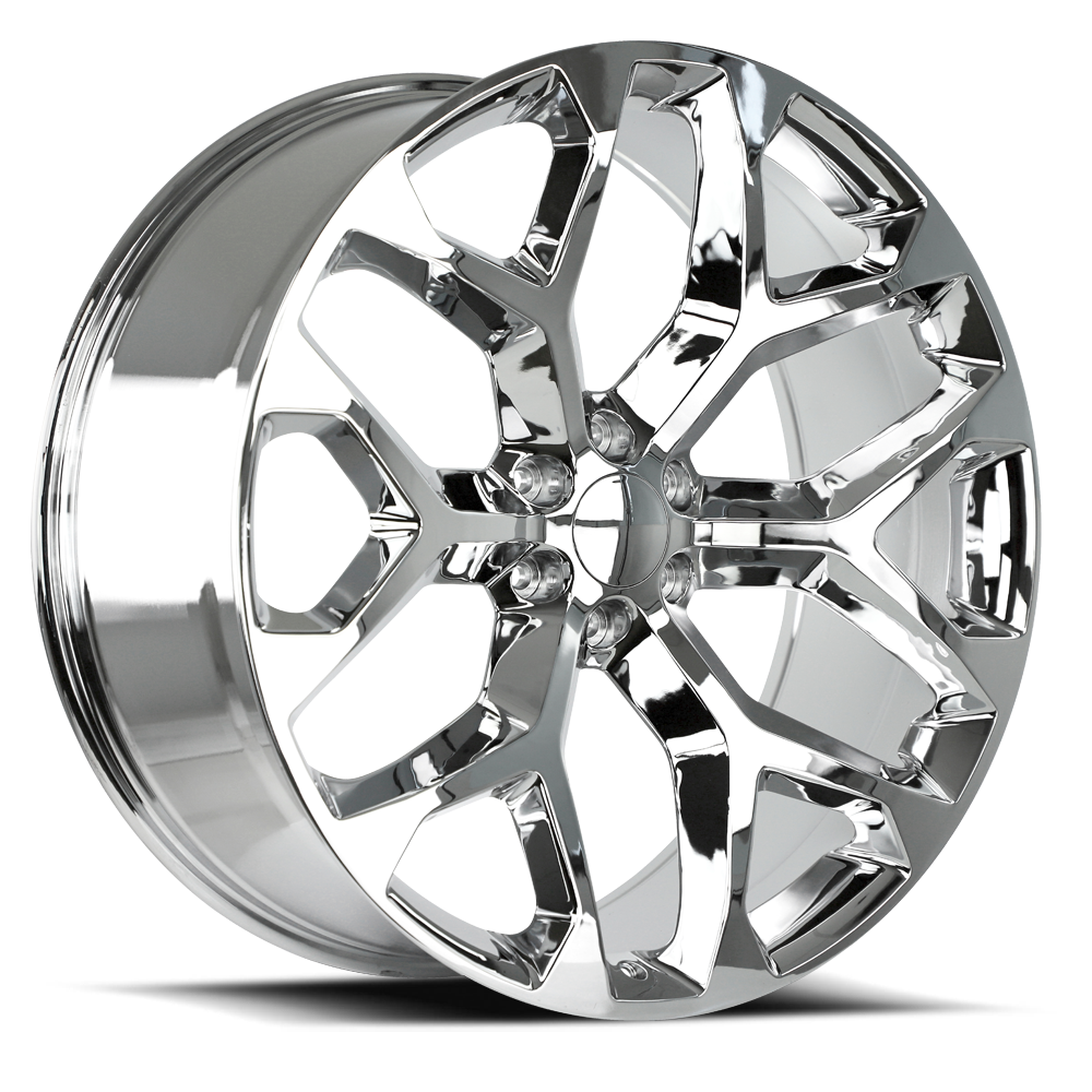 Strada Wheel Replicas Snowflake R176 24x10 31 6x139.7 Chrome