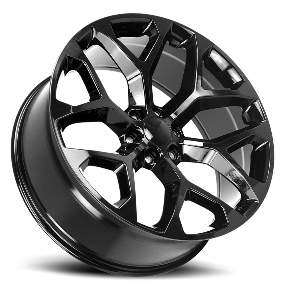 Strada Wheel Replicas Snowflake R176 28x10 31 6x139.7 Gloss Black