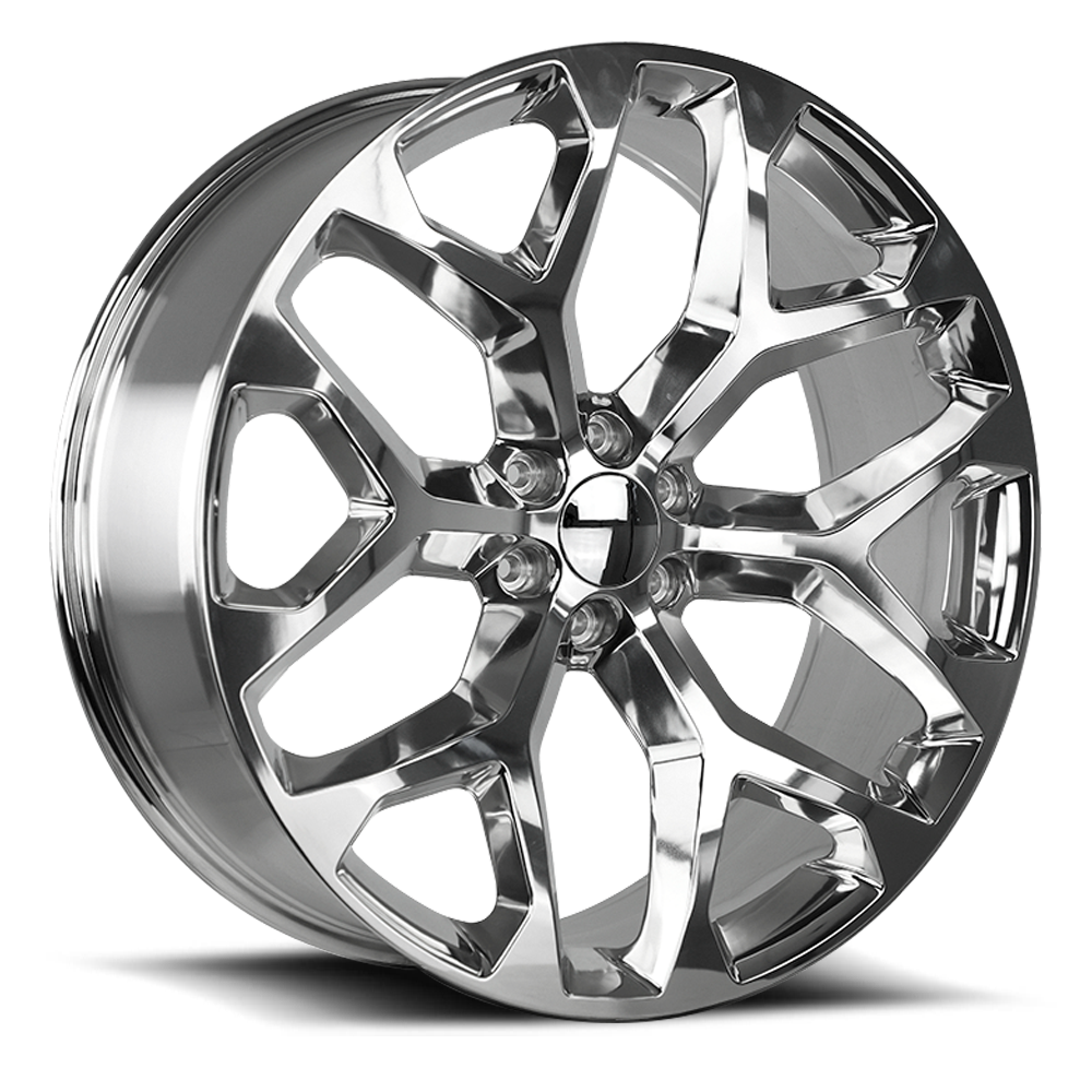 Strada Wheel Replicas Snowflake R176 22x9 31 6x139.7 Polished High Polished