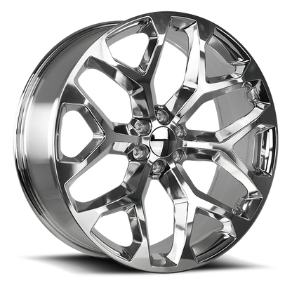 Strada Wheel Replicas Snowflake R176 26x10 31 6x139.7 Polished High Polished