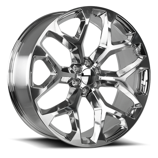 Strada Wheel Replicas Snowflake R176 26x10 31 6x139.7 Polished High Polished