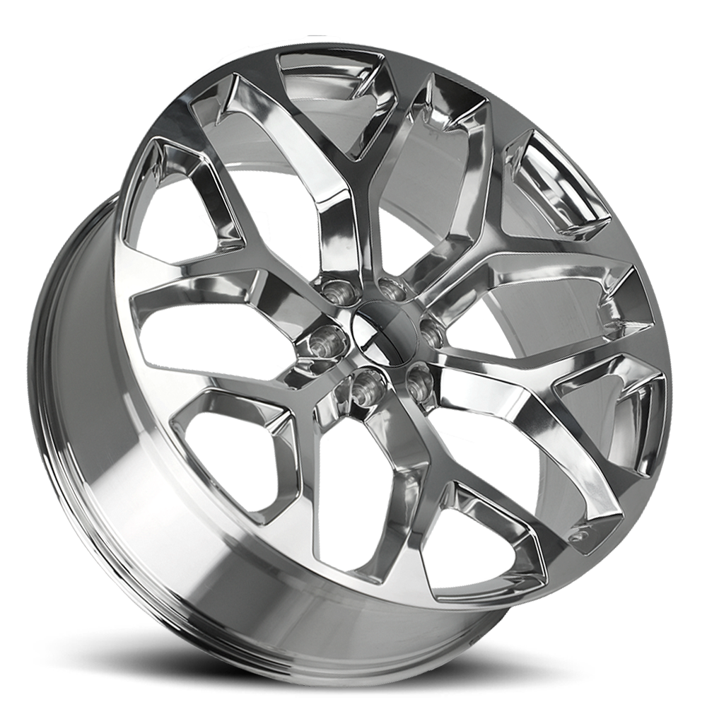 Strada Wheel Replicas Snowflake R176 26x10 31 6x139.7 Polished High Polished