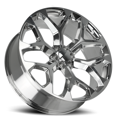 Strada Wheel Replicas Snowflake R176 26x10 31 6x139.7 Polished High Polished