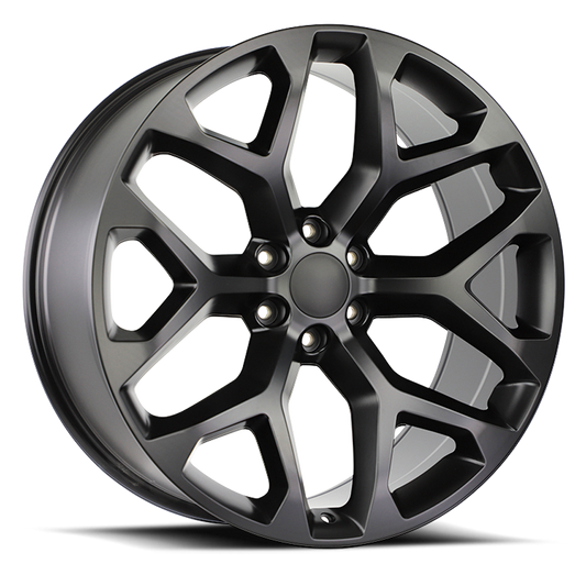 Strada Wheel Replicas Snowflake R176 28x10 31 6x139.7 Flat Black