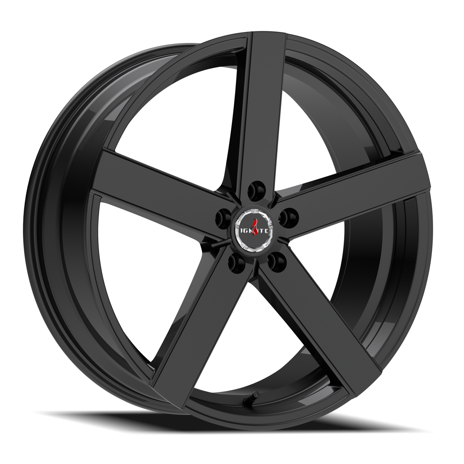 IGNITE G01 SPARK 20X8.5 35MM 5X108 ALL GLOSS BLACK | G0108550835GB