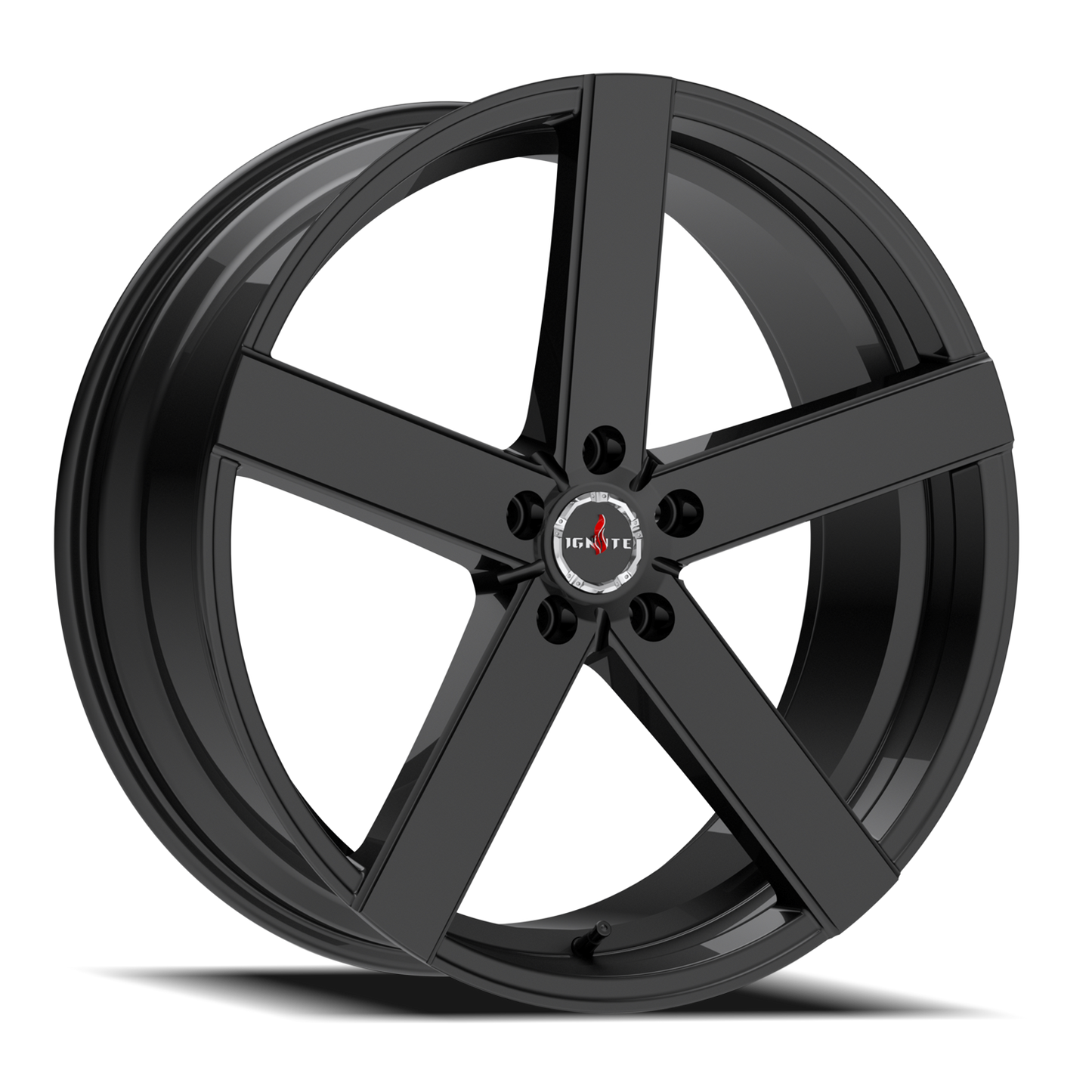 IGNITE G01 SPARK 22X8.5 35MM 5X114.3 ALL GLOSS BLACK | G0128551435GB