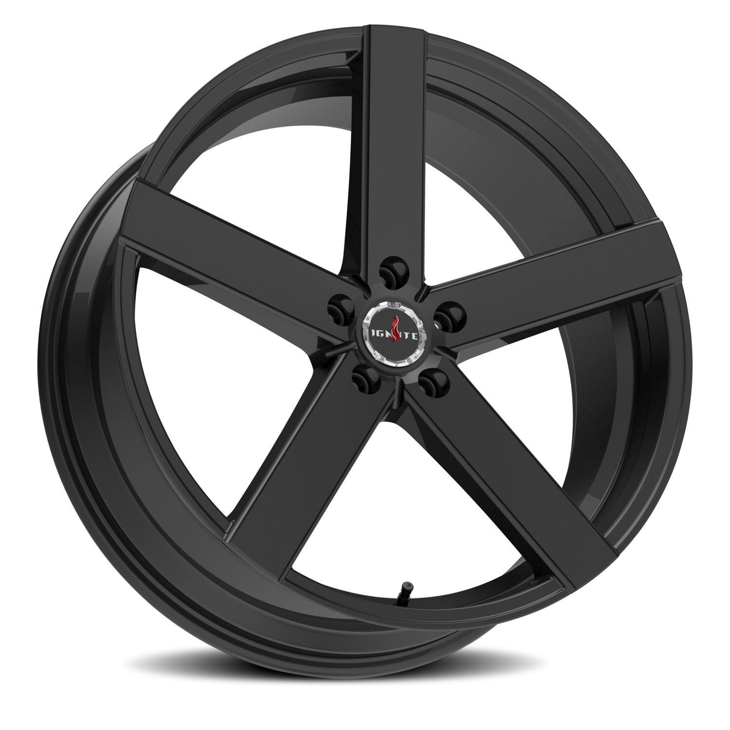 IGNITE G01 SPARK 22X8.5 35MM 5X114.3 ALL GLOSS BLACK | G0128551435GB