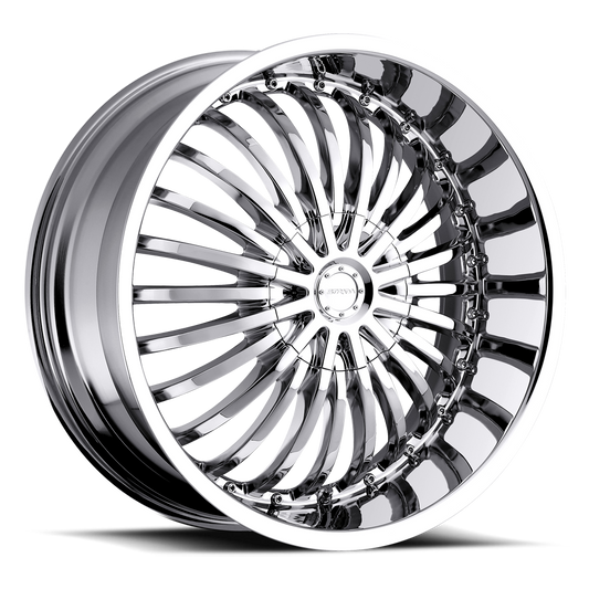 STRADA S16 SPINA 22X8.5 15MM 5X115/5X120 CHROME | S16250115