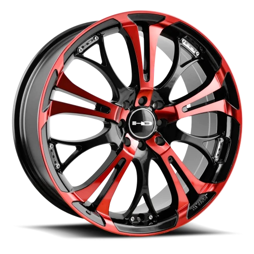 HD Wheels Spinout - 16x7 +40mm 4x100/4x114.3 Gloss Wheel | SO16700140BK-R
