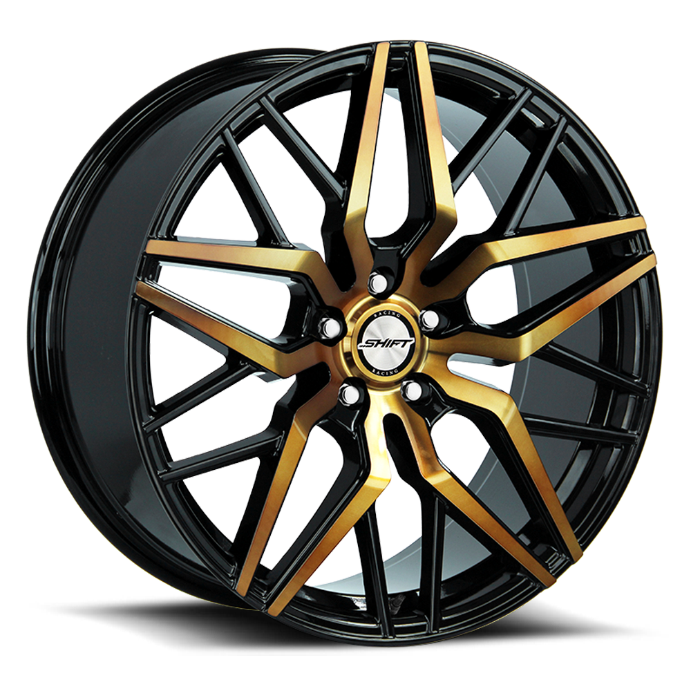 SHIFT H33 SPRING 20X10 40MM 5X114.3 BLACK MACHINED BRONZE | H33051440DBMBZ