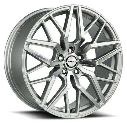 SHIFT H33 SPRING 18X8 35MM 5X114.3 SILVER MACHINED | H33851435SM