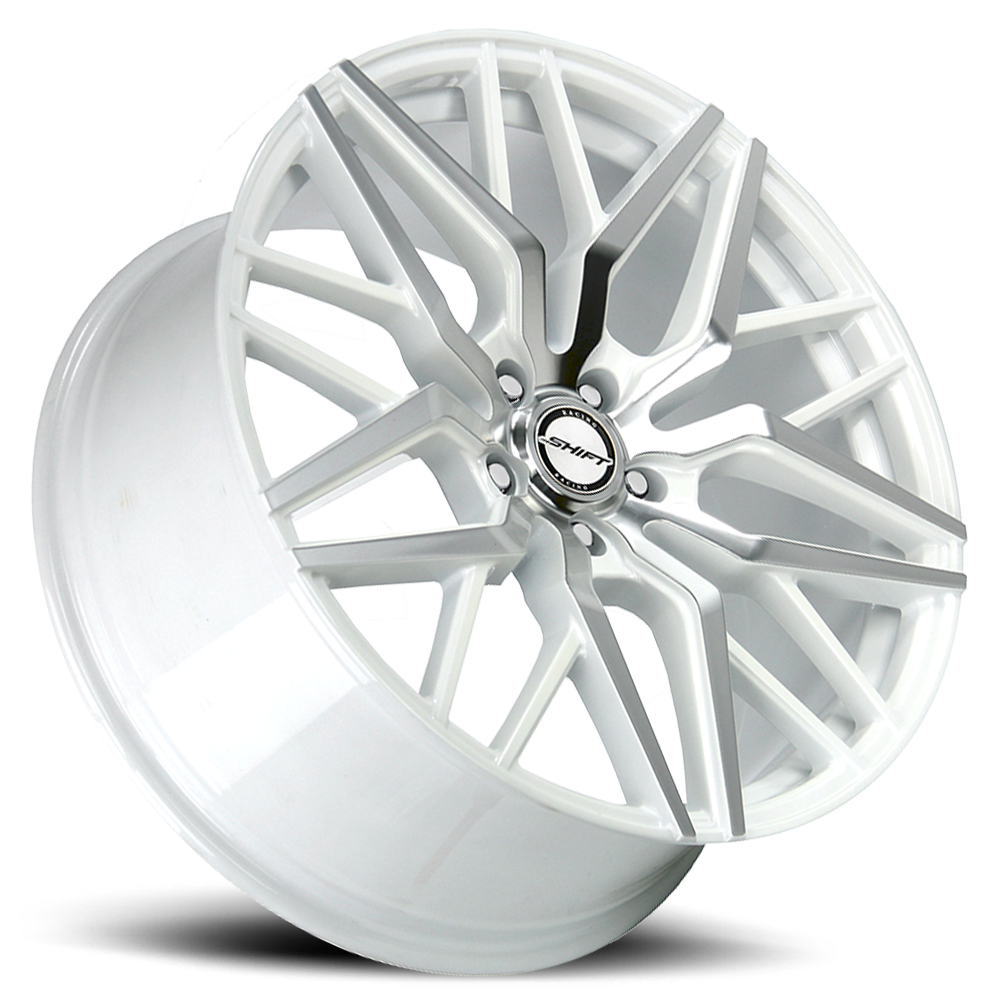 SHIFT H33 SPRING 20X8.5 35MM 5X114.3 WHITE MACHINED | H33051435WM
