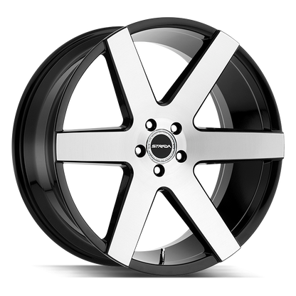 STRADA S60 CODA 26X10 15MM BLANK GLOSS BLACK MACHINED | S60600015GBM