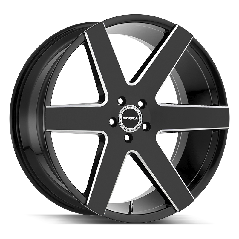 STRADA S60 CODA 26X10 15MM BLANK GLOSS BLACK MILLED | S60600015GBML