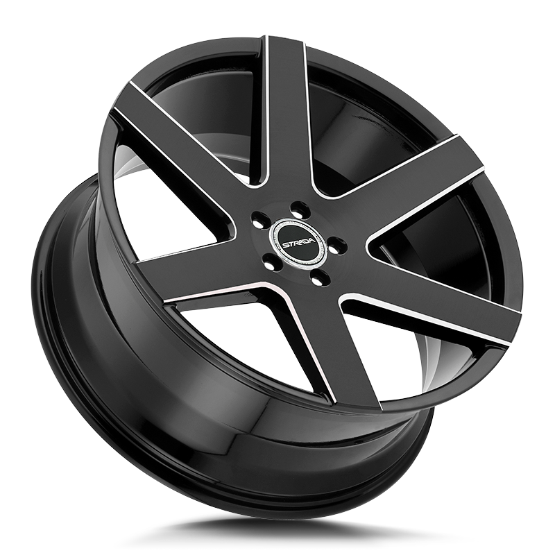 STRADA S60 CODA 26X10 15MM BLANK GLOSS BLACK MILLED | S60600015GBML