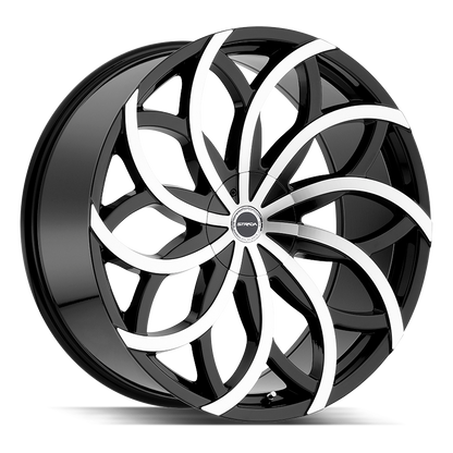 STRADA S61 HURACAN 26X10 15MM BLANK GLOSS BLACK MACHINED | S61600015GBM