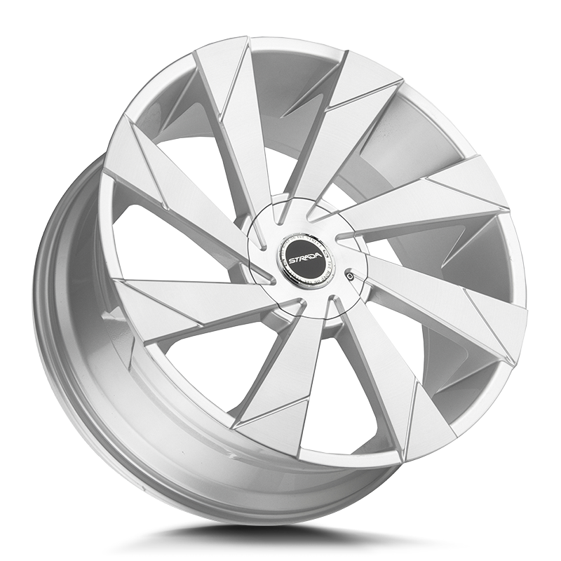 STRADA S62 MOTO 20X8.5 18MM BLANK BRUSHED FACE SILVER | S62000018BFS