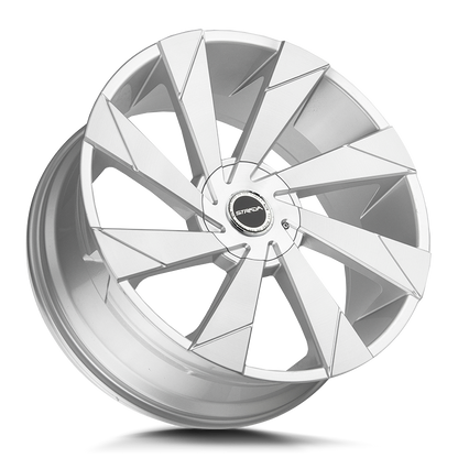 STRADA S62 MOTO 20X8.5 18MM BLANK BRUSHED FACE SILVER | S62000018BFS