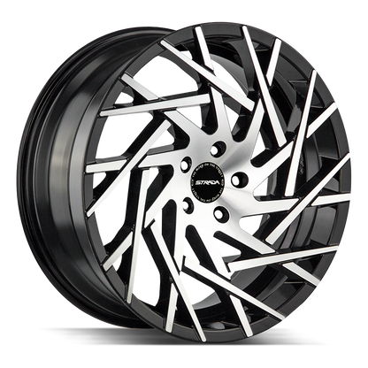 STRADA S64 NIDO 20X8.5 35MM BLANK GLOSS BLACK MACHINED | S64000035GBM