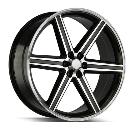 STRADA OE REPLICA R148 IROC 22X8.5 38MM 5X114.3 GLOSS BLACK MACHINED | R148-251430GBMS