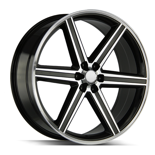 STRADA OE REPLICA R148 IROC 22X8.5 38MM 5X114.3 GLOSS BLACK MACHINED | R148-251430GBMS