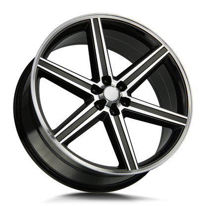 STRADA OE REPLICA R148 IROC 22X8.5 38MM 5X114.3 GLOSS BLACK MACHINED | R148-251430GBMS