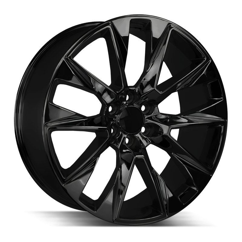 STRADA OE REPLICA R202 SILVERADO 24X10 31MM 6X139.7 ALL GLOSS BLACK | R202-463931GB