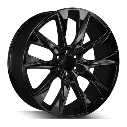 STRADA OE REPLICA R202 SILVERADO 24X10 31MM 6X139.7 ALL GLOSS BLACK | R202-463931GB