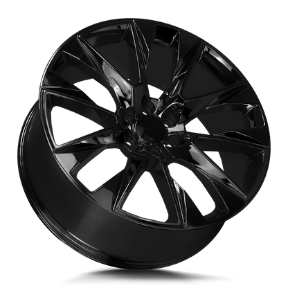 STRADA OE REPLICA R202 SILVERADO 24X10 31MM 6X139.7 ALL GLOSS BLACK | R202-463931GB