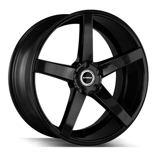 STRADA S35 PERFETTO 28X10 24MM 6X139.7 ALL GLOSS BLACK | S35A63924GB
