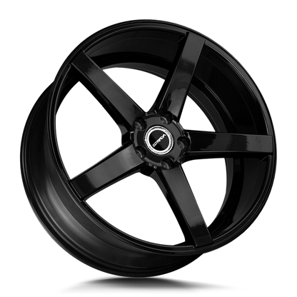 STRADA S35 PERFETTO 28X10 24MM 6X139.7 ALL GLOSS BLACK | S35A63924GB