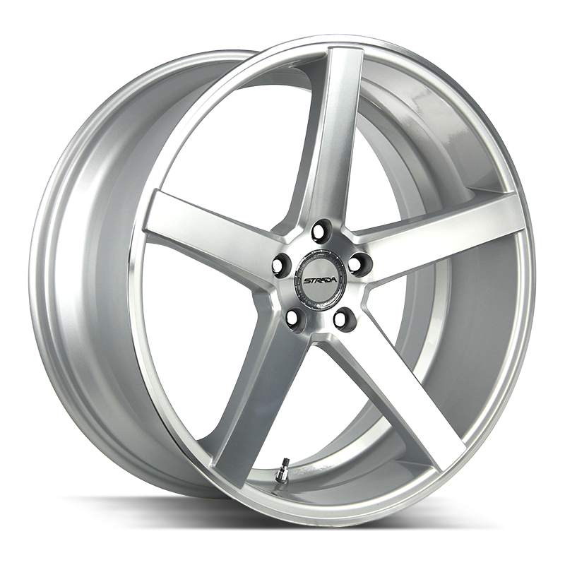 STRADA S35 PERFETTO 28X10 24MM 6X139.7 BRUSHED FACE SILVER | S35A63924BFS