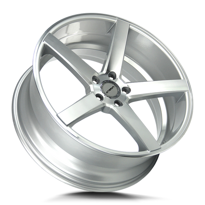 STRADA S35 PERFETTO 28X10 24MM 6X139.7 BRUSHED FACE SILVER | S35A63924BFS