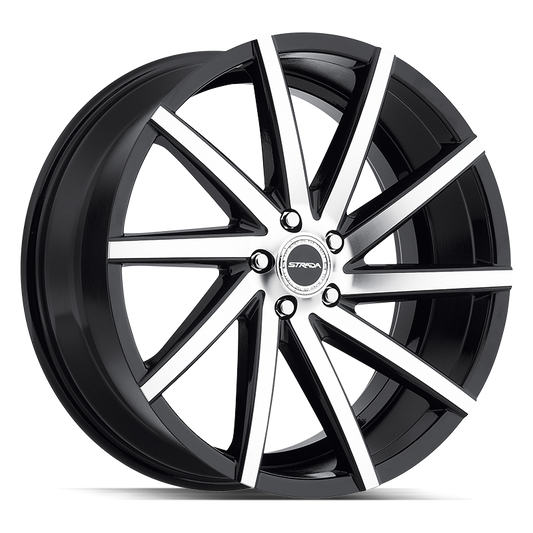 STRADA S41 SEGA 26X9.5 15MM BLANK GLOSS BLACK MACHINED | S41600015GBM